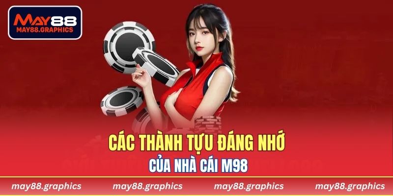 Các thành tựu đáng nhớ của Nhà cái M98